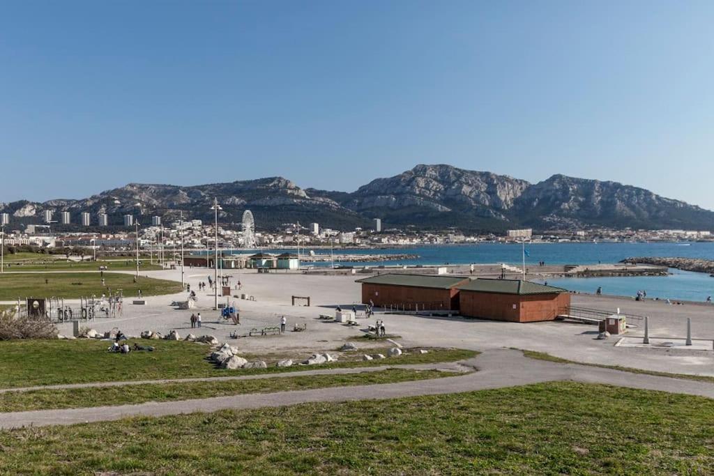 Residence Bord De Mer-Terasse-Plage Prado David Marseille Luaran gambar